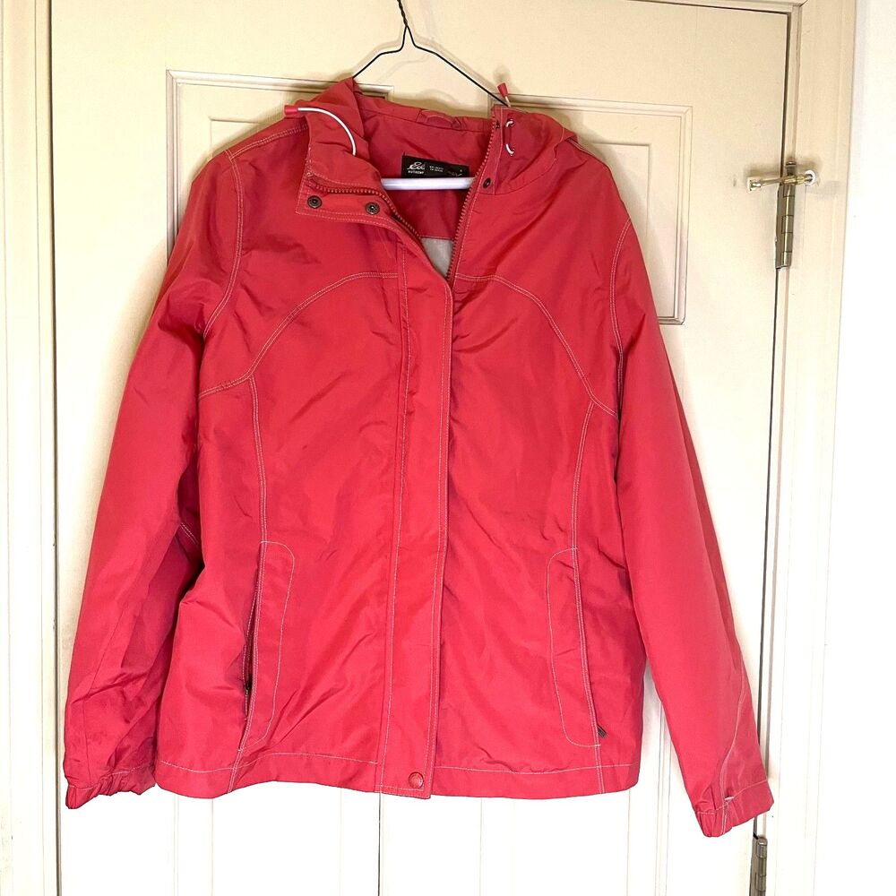 Eddie Bauer Women's dark pink Waterproof, rain jacket in Medium